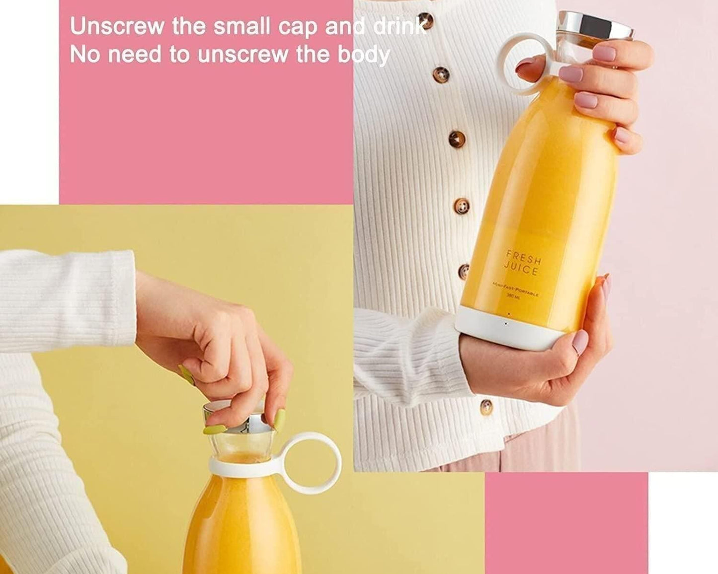 Electric Portable Mini Juicer Bottle